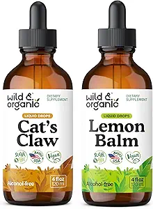 Βάμμα άγριας & οργανικής γάιδας 4 fl oz & lemon balm Βάμμα 4 fl oz