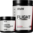 BARE ΕΠΙΔΟΣΕΙΣ ΔΙΑΤΡΟΦΗ BPN Creatine Monohydrate & Πτήση Προ προπόνηση (Strawberry Kiwi) Bundle