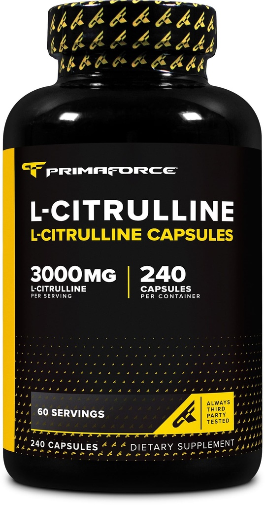 Primaforce L-Citrulline 3000 mg, 240 Capsules, 60 Hizmetler