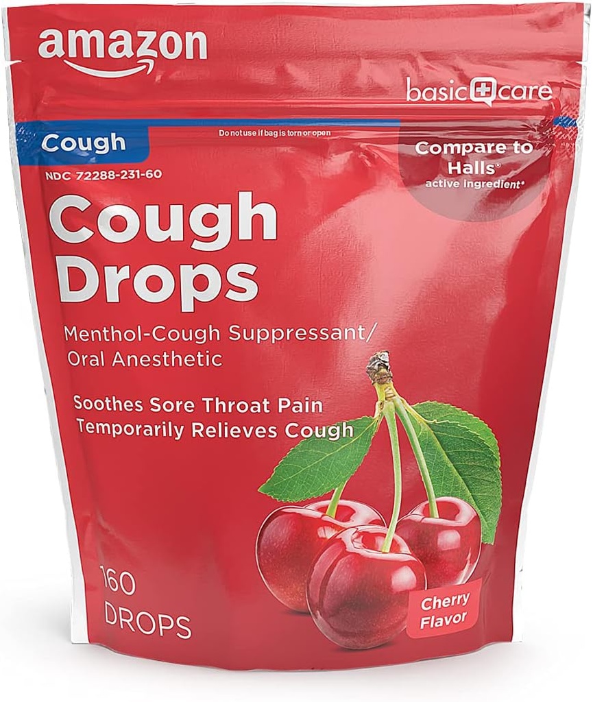 Temel Bakım Cherry Cough Drops, 160 sayı (Önceki SesSağlık)