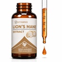 Lions Mane Liquid - Lion's Mane Tincture for Memory, Focus & Clarity - Lions Mane Supplement - Lion Mane Mushroom Supplement - Nootropics Brain Support Supplement - (1 Pack)
