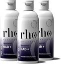 Rho Beslenme Liposomal NAD+ - Sıvı Supplement Aborpsiyona Yardımcı Olmak için Tasarlandı - NAD+ Aktif Formu Normal Hücre Sağlığı, Sağlıklı Ağlama, Enerji Metabolism & Vitality - 3 Pack