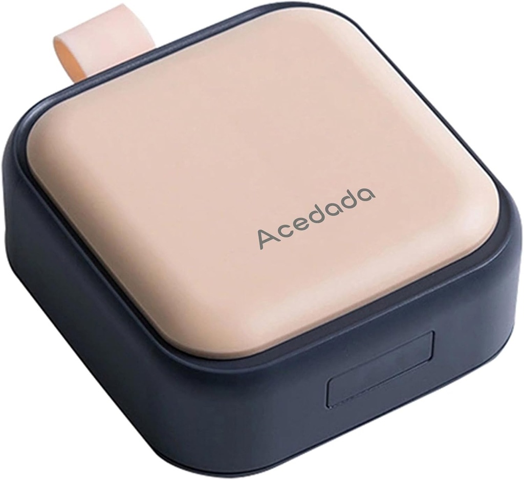 Küçük Pill Case, Cute Pill Box - Aceda Travel Daily Pill Organizer, Portatif Pretty Pill Konteyner For Purse Pocket, Compact Tıp Dereceleri, Fish Oils, Supplements, Pink Oils, Supplements, Pink