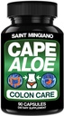 Cape Aloe Vera Capsules - Kolon Cleanse, Detox & Flush - 90 Capsules. Nazik Danışmanlık ve Bowel Hareketi Doğal Herbal Laxative olarak Hareket Ediyor - Bowel Hareket Digestive Health