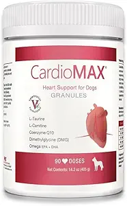 Köpekler için Kalp Desteği - Vet-Former, Antioksi-Rich- L-Taurine, L-Carnitine, EPA, DHA, CoQ10- Aids Circulatory Strength, Cardiovascular Support, Heart Muscle Function-USA Made- 90 Doses