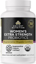 Eski Beslenme Rejeneratif Organik Kadınlar için Probiyotikler, Probiyotikler Kadın Ekstra Güçlü, Sağlıklı Digestion ve Immune System Function Support, 25 Milyar CFUs* Per Service, 60 Count