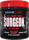 Insane Lazz The Surgeon BCAA Recovery Powder - Branched Chain Amino Acid Post Workout Drink for Muscle Recovery - 30 Srvgs (30 Services (Pack of 1), Fruit Punch)