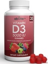 Plant-Based Extra Strength Vitamin D3 5000IU Supplement Gummies. Gluten Free ve Yapay Flavors yok. Bone Health ve Immunity'yi destekler. ABD'de Made in USA .30 Count (30 Day Supply)