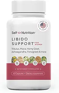 Libido Kadınlara, Hassasiyet ve Arzuya Destek, Horny Goat ile Kadınlar için Libido ATM, maca, tribulus, ashwagandha & More - Vegan, ABD, Chem, Third-Party Testi - 60 Capsules.