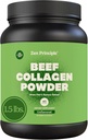Zen Principles Grass-Fed Agglomerated Hydrolyzed Collagen. 1.5 lb. Anti-Aging Protein Tozu Sağlıklı Saç, Cilt, Ortaklar. Paleo Friendly, GMO ve Gluten Free, Pasture-Raized Bovine.