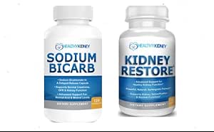 Kidney Rest & sodyum Bicarb 2-Pack Sche for Kidney Cleansing & Supporting Normal Asit Seviyeleri için Temizleme & Destekleme