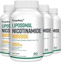 Orgabay Liposomal Nicotinamide Riboside 2000 MG με TMG και Pterostilbene, Ενισχύοντας NAD+, Υποστήριξη Υγιεινή γήρανση, 240 κόμης