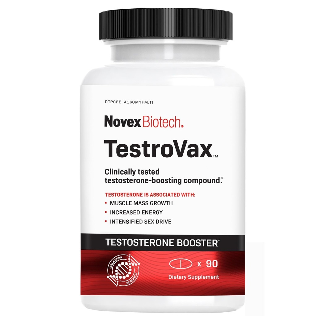 Kasımex Biotech Testrovax, Erkekler için en iyi testosteron ATM - T Branson - Fenugreek & Ashwagandha - 12 gün içinde testosteron seviyelerini artırmak*, 30 günlük Supply