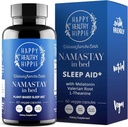Natural Sleep Aid for Adults w/Low Dose Melatonin 0.5mg – Valerian Root + Magnesium Glycinate + L-Theanine Supplement, Chamomile | No Morning Grogginess| Non-Habit Forming | Plant-Based Pills, 60 Ct