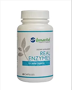 Real Enzymes, 60 Capsules, Diyet Supplement for Better Digestion