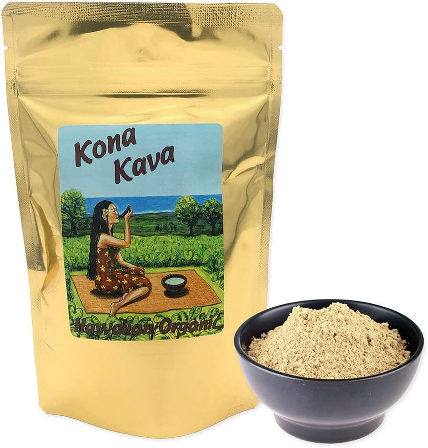 Kona Kava Instant% 9 Kavalactone Kava Drink Mix - Banana Vanilla (4 oz)