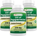 En İyi Doğals Peppermint Oil 250 mg 120 Capsules (120 Count (Pack of 3))