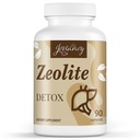 Zeolite Detox Capsules, Organik Aktif Charcoal, Bentonite Clay, 1-2 μm Clinoptile, maksimum Aborpsiyon, Gut Liver Detox Cleanse Full Body for Women Men, 90 Capsules