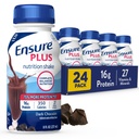 Plus DarkChocolate Beslenme Shake | Meal Change Shake | içmeye Hazır | 16g protein ve 27 Vitamin ve Mineraller | 8 fl oz - 24 Pack