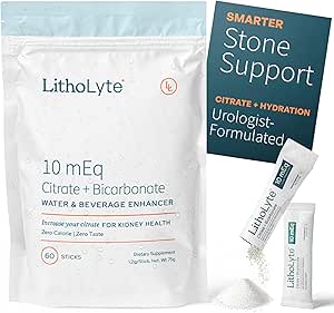 Kidney Health | Su ve İçecek Urologists tarafından geliştirilen 10 mEq, 1-Pack (60 Sticks)