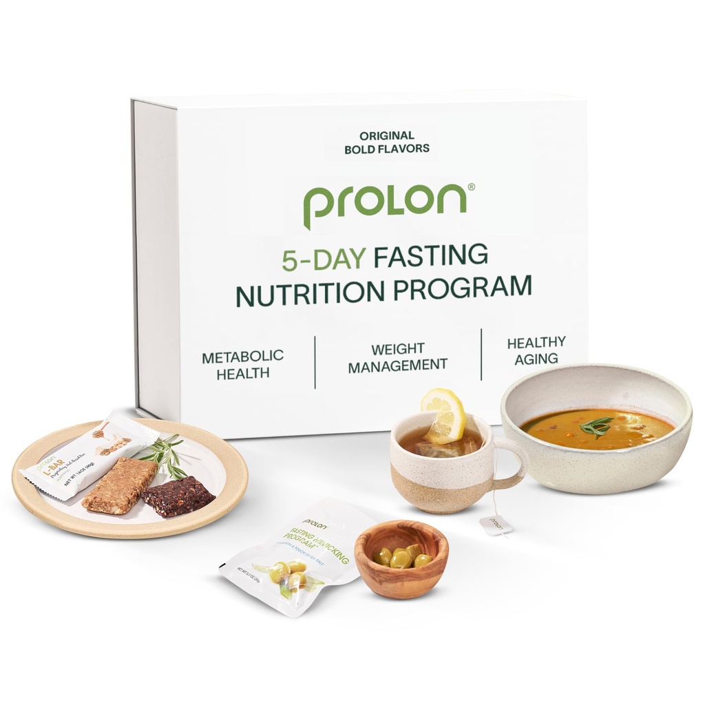 Prolon 5-Day Fasting Kit | Fast with Food | Supports Cellular Rejuvenation & Health Aging | Low-Calorie, Plant-Based Meals & Snacks | developed to Not Break Your Fast (Bold Flavors)