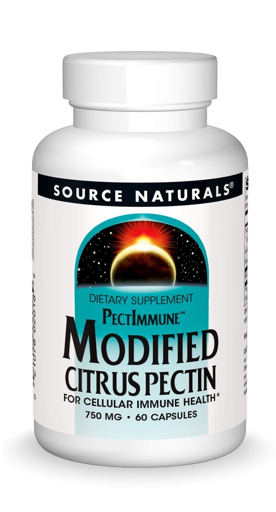Source Naturals PectImmune, Modified Citrus Pectin, For Cellular Immune Health*, 750 mg - 60 Capsules
