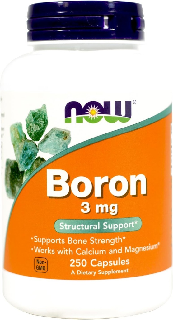 Boron, 3 mg, 250 Capsules (Pack of 2)