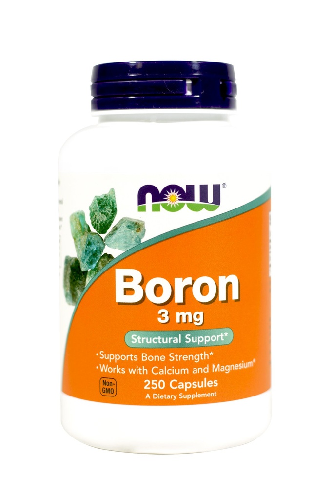 Boron, 3 mg, 250 Capsules (Pack of 2)
