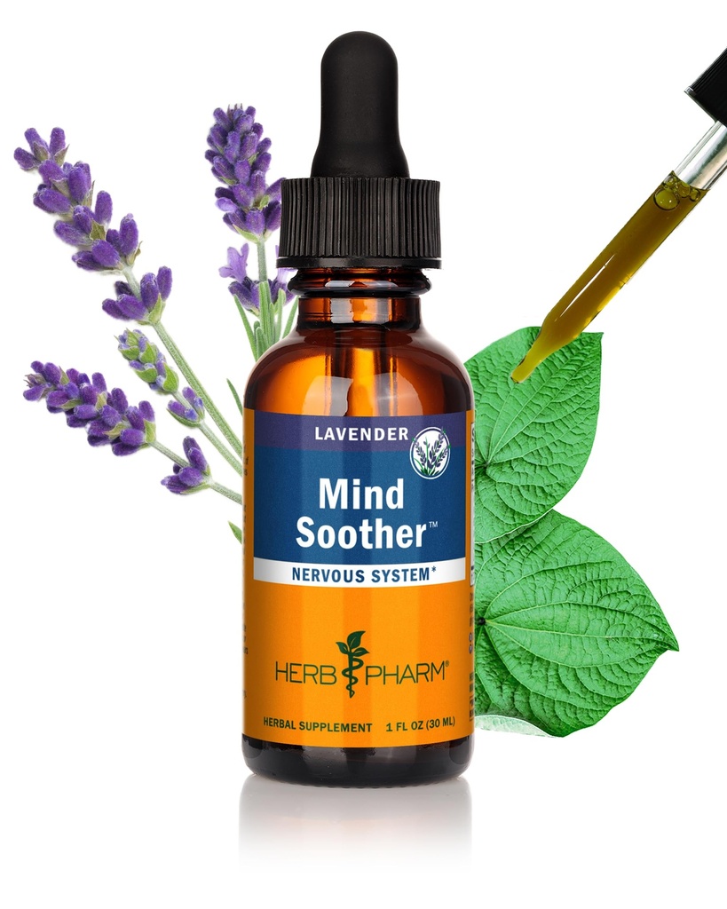 Βότανο Pharm Άγχος Sooth Liquid Herbal Formula με Kava για την υποστήριξη του νευρικού συστήματος - 1 ουγγιά