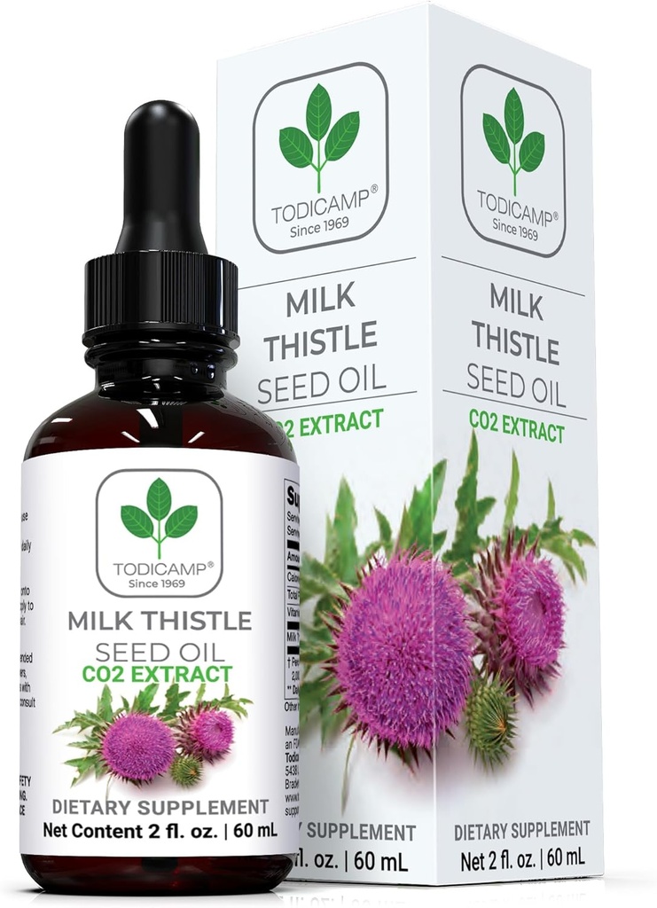 Süt Butle Tohum Yağı 2 fl oz - CO2 Sıvı Süt Butleksiyon - Silymarin, VIT E, çinko, Omegas, Tocopherols - Tatlı ve Keyifli Tadı