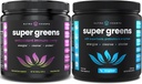 NutraChamps Super Greens Antioxidant & Super Greens Tropical Bundle - Προσφορά 2 μηνών