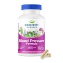 RidgeCrest Herbals Kan basıncı Herbal Formula 12 Herbs, Poria Mushroom, Gastrodia, Gardenia, For Heart, Vascular, Circulation Health (60)