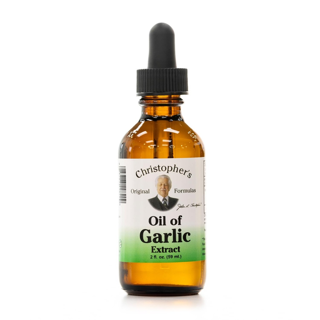 Christopher's Original Formulas Oil of Ver Extract 2 Ounces - 1 - Premium Herbal Supplement - Cold-Pressed & Pure Liquid Garlic Oil | Versatile Use