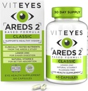Viteyes AREDS 2 Eye Vitamins, Classic Macular Support, Allergen Free Capsules, Natural Vitamin E, Vitamin C, çinko, Copper, Lutein & Zeaxanthin, Eye Doktor Trusted, ABD'de 60 Ctt
