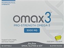 Omax3 Profesyonel Güçlü Ultra-Pure Omega-3 Balık Yağı - 1000 mg - maksimum Ortak & Kas Desteği - EPA DHA - NSF sertifikalı - 60 Softgel F