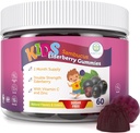 Καθαρίστε τη ζωή Χωρίς ζάχαρη Παιδιά Gelderberry Gummies με βιταμίνη C & ψευδάργυρος – ημερήσιο συμπλήρωμα υποστήριξης του ανοσοποιητικού για παιδιά, Sambucus Antioxidant, Vegan, 60 Ct