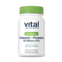 Hiperbiyotikler Vital Nutrients Prebiyotik ve Probiyotik for Women and Men | 60 Milyar CFU | Pre and Probiyotiks Supports Digestive Health, Constipation, Diarrhea, Gas & Bloating* | 30 Vegan Capsules