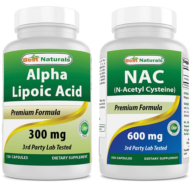 En İyi Doğallar Alpha Lipoic Acid 300 mg & NAC 600 mg