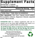 Best Naturals Alpha Lipoic Acid 300 mg & NAC 600 mg
