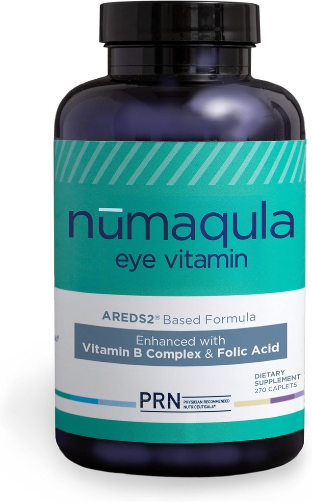 PRN nūmaqula Eye Vitamins - 270 Capsules, 90-Day Supply - AREDS2-Based Eye Vitamins with Lutein, Zeaxanthin, B Kompleks & Vitamin E for Advanced Macular Support