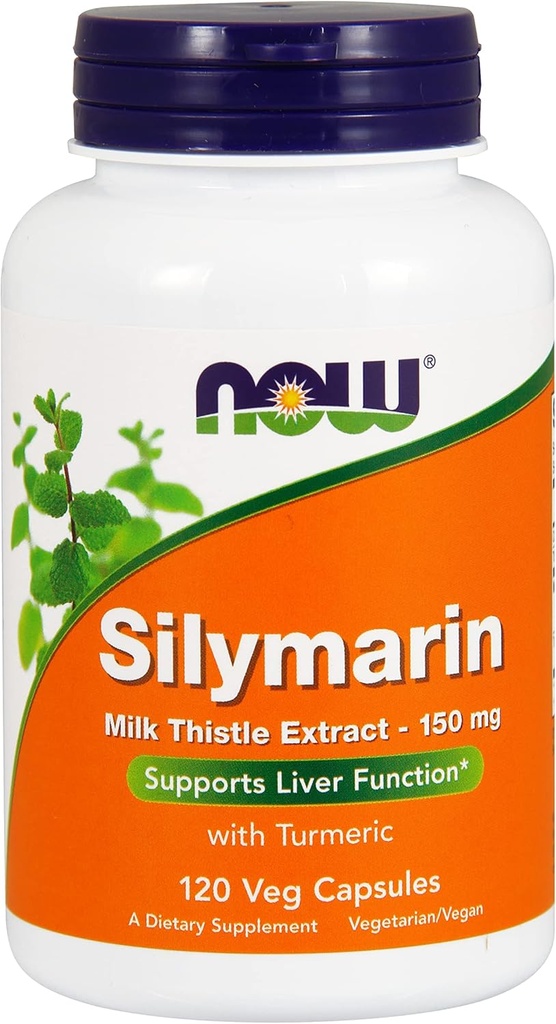 Şimdi Gıdalar Silymarin 150 mg, 120 VCaps (Pack of 2)