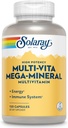 SOLARAY D vitamini, C vitamini, Magnezyum, çinko ve More - Enerji ve Immune Sistem Desteği - 60 Günlük Garanti - 30 Hizmet, 120 Capsules