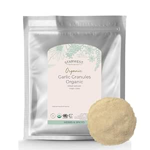 Starwest Botanicals kuru Organik Gran Granules - Granated Gran Pişirme Sezonu, Rubs, Bread, Sebzeler, & Meat, Aromatic & Flavorful, Sertifikalı Kosher, Non-GMO - Bulk 1 lb Bag