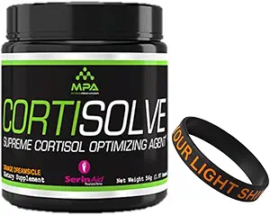 MPA Supps CortiSolve - Yüksek Cortisol Optimizing Agent SerinAid Supplements - Grafik ile Motivate ve Support You - 28 Hizmet (Orange Dreamsicle)