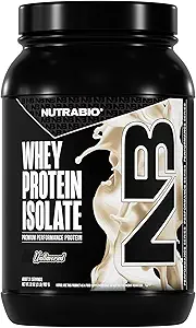 NutraBio 100% Whey proteini, Protein Tozu, Tamamlanan 25g Protein, Non-GMO, Soy & Gluten Free, Low Carb, Low Calorie Whey Protein Toz, Raw Unflavored, 2 Lbs