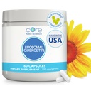 Core Med Science Liposomal Quercetin, 200mg (60 κάψουλες) - Quercetin συμπλήρωμα υποστηρίζει βιταμίνη C και ψευδάργυρο απορρόφηση - Προάγει το ανοσοποιητικό σύστημα & την υγεία της καρδιάς, χωρίς γλουτένη & χωρίς γαλακτοκομικά