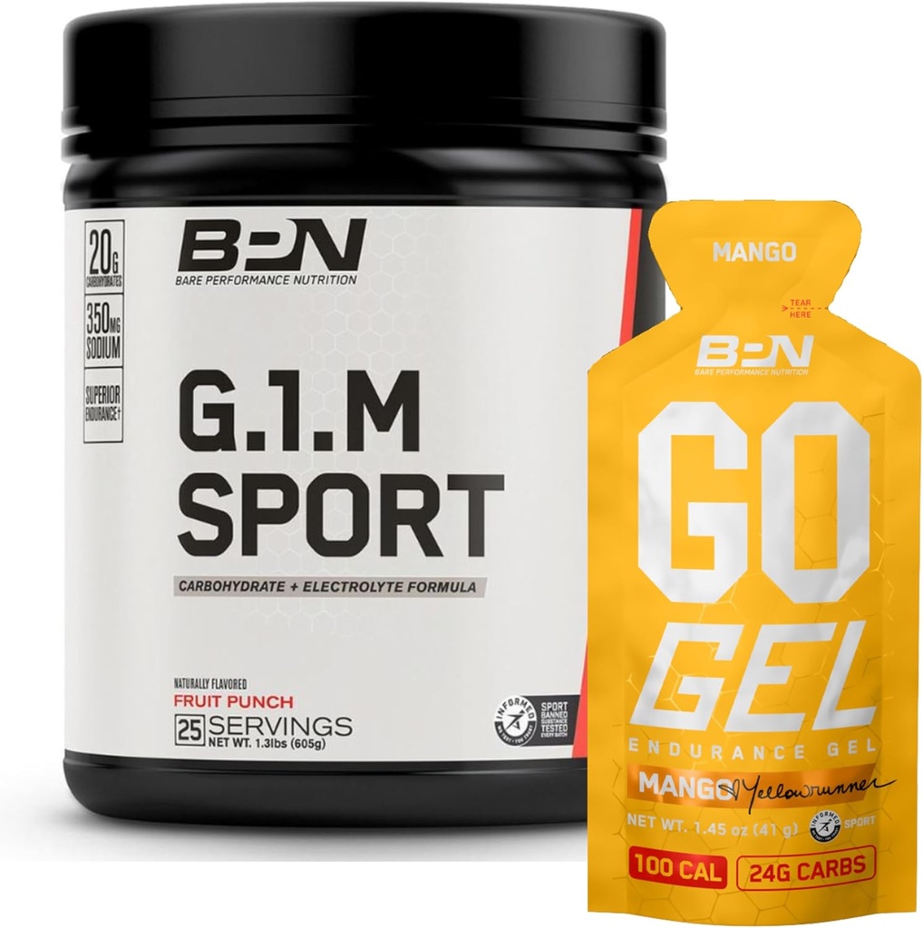 BARE PERFORMANCE NUTRITION BPN G.1.M. Sport Endurance Eğitim Yakıt & Go Gel Endurance Gel Mango