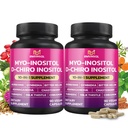 BMVINVOL 2 Pack Inositol Supplement-Myo-Inositol ve D-Chiro Inositol Ideal 40:1 - Plus Berberine, Cinnamon, Ashwagandha+5 Daha-60 Gün Supply