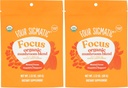 Τέσσερα Sigmatic Focus Blend 7 Superfoods Adaptogen Blend Mix με Lion's Mane, Cordyceps, Rhodiola, Bacopa & Mucuna 
