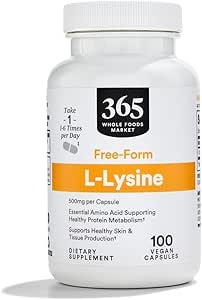 365 by Whole Foods Market, L-Lysine 500 mg, 100 Count